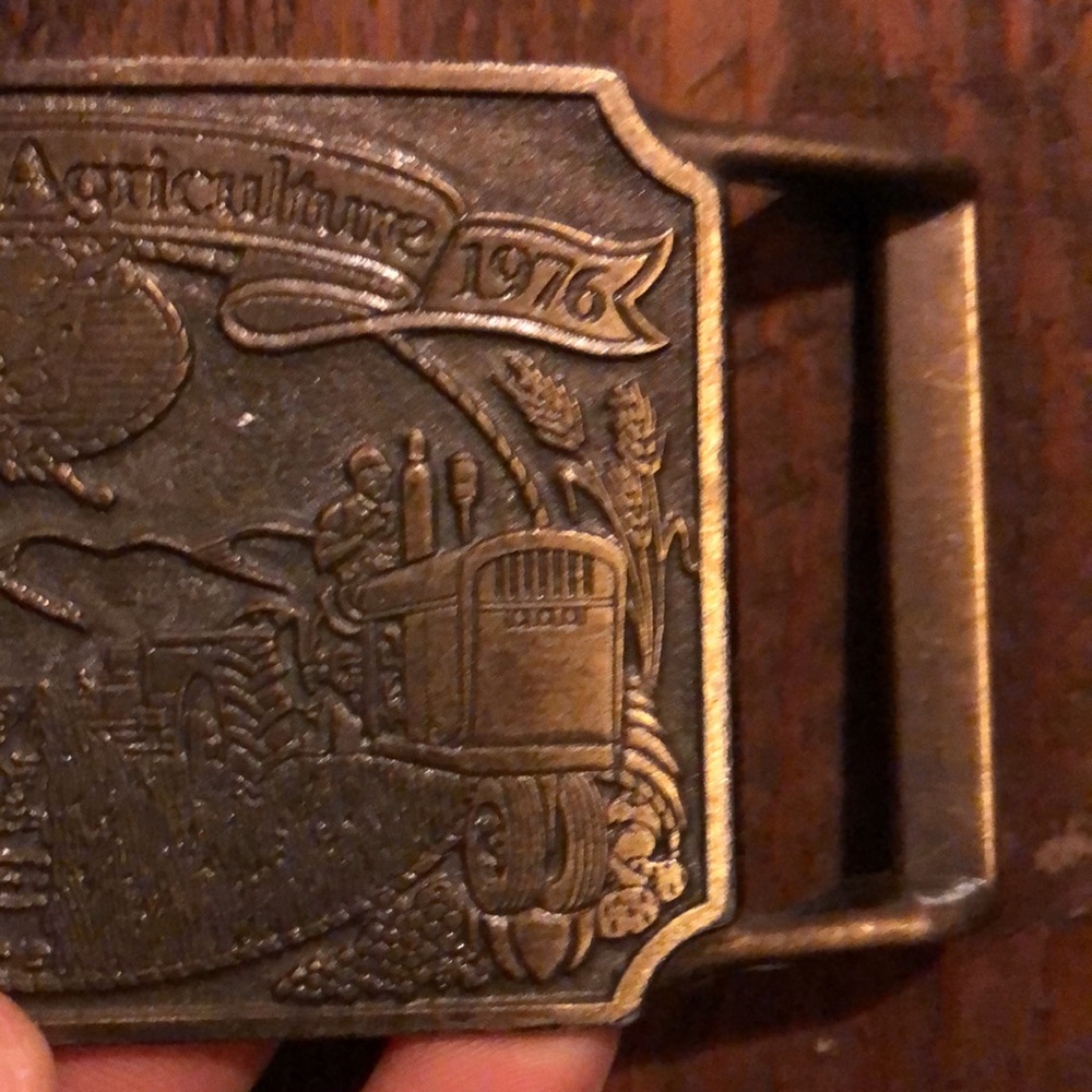 American Ag Vintage Buckle from Bicentennial - Picture 2 of 4
